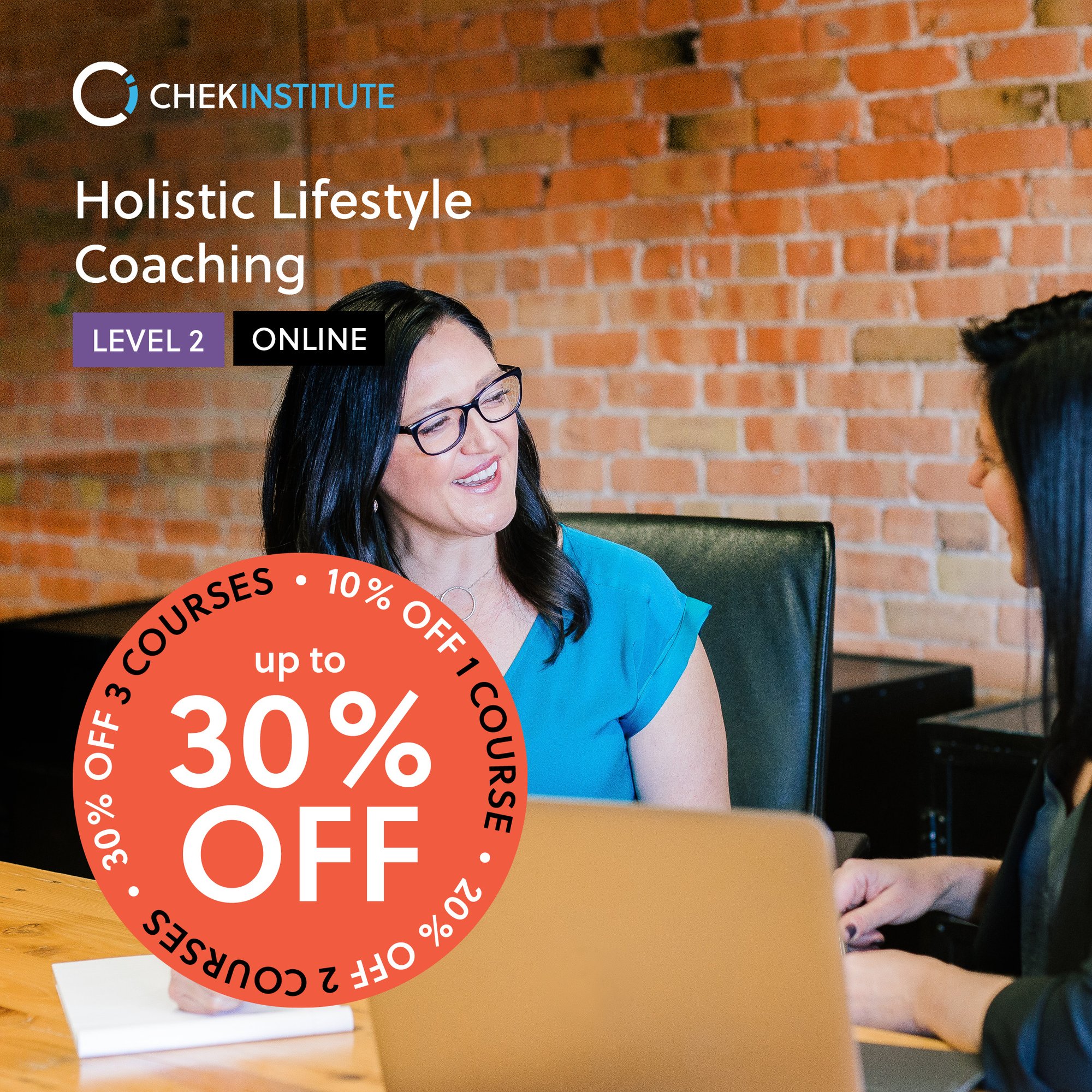 CHEK BF Holistic Lifestyle Coaching Level 2 online SAVE 30